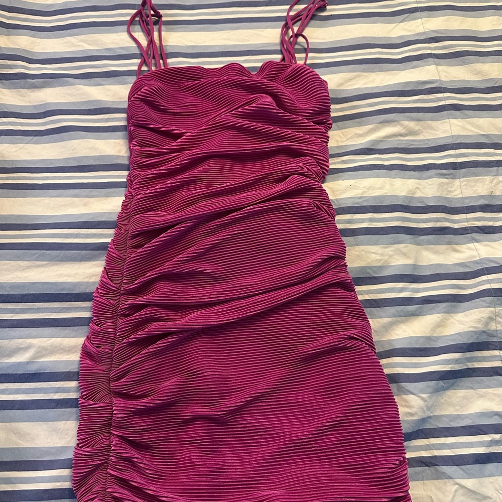 Lucy in the Sky Red Spaghetti Strap Mini Dress